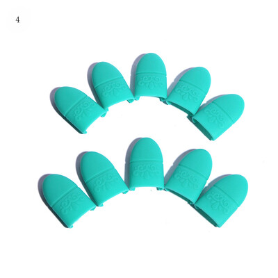 

Toponeto 10PCS Silica gel Nail Soak Off UV Gel Art Polish Remover Wrap Cap