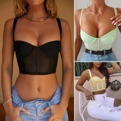 

2019 Women Strap Sleeveless Cami Vest Tank Shirt Blouse Crop Tops Camisole Tops