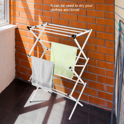 

Greensen 3-layered Movable Retractable Clothes Rack Airer Household Indoor Outdoor