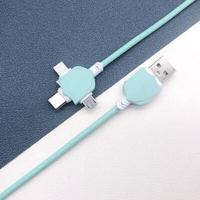 

Three-in-one Data Cable For Usb Micro Flat-quality LeTV Three-in-one Multi-function Universal Mobile Phone Data Cable-12m