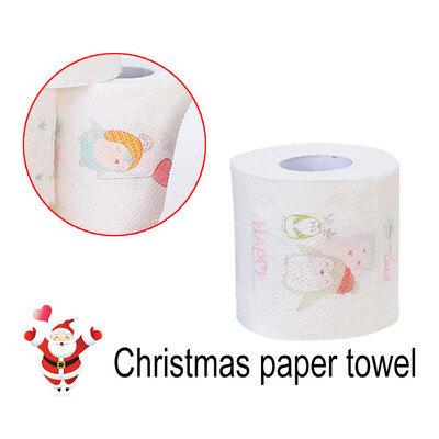 

Tailored Christmas Pattern Roll Paper Print Interesting Toilet Paper Table Kitchen Paper