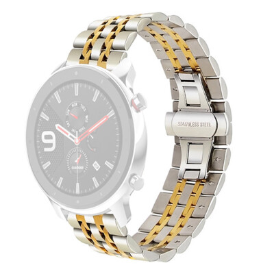 

〖Follure〗Stainless Steel Watch Band Accessory Band Bracelet Strap for AMAZFIT GTR 47MM