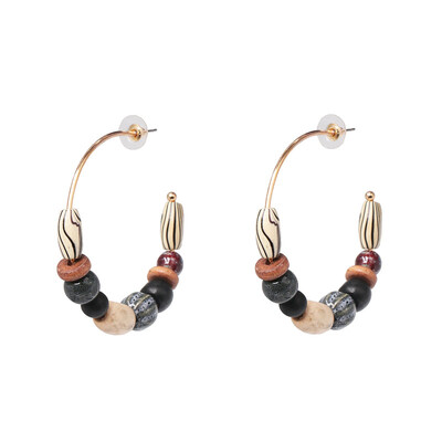 

AOTEMAN 2019 HOT Unique Irregular Shell Earrings For Women Statement za Geometric Pearl hoop Earrings Fashion Jewelry Party Gift