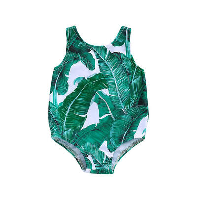 

Newborn Baby Swimwear Infant Print One-Piece Swimsuit Summer Bathing Suit