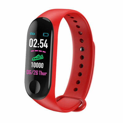 

M3 Smart Bracelet Color-Screen IP68 Fitness Tracker Blood Pressure Heart Rate Monitor Smart Watch