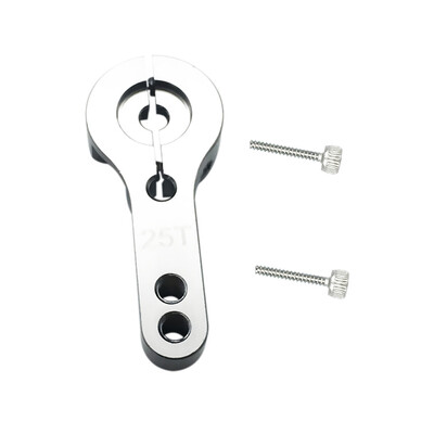 

Siaonvr Aluminum Alloy 25T Metal Digital RC Servo Arm Horn For futaba WPL 1627 RC Truck