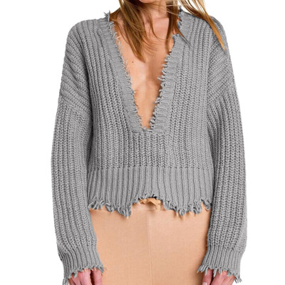 

〖Follure〗Womens Casual Knitted Pullover Sweater Long Sleevel Tops Blouse Sweater GY