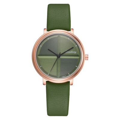 

Creative Clock Minimalist Ladies Dress Womens Quartz Simple Leather Strap WristWatches Female Bracelets relogio feminino &Ff
