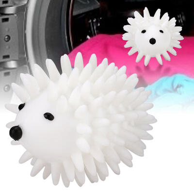 

Greensen Reusable Hedgehog Shape Laundry Washing Ball Fabric Softener Dryer Ball White
