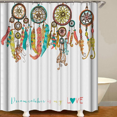 

Shower Curtain Fresh Style Blackout Curtains Waterproof Mildew-proof Bathroom Curtain 71"x71