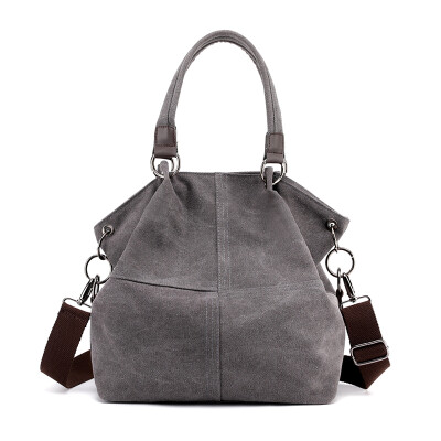 

Small&fresh canvas bag tote bag simple&large-size commuter single-shoulder bag