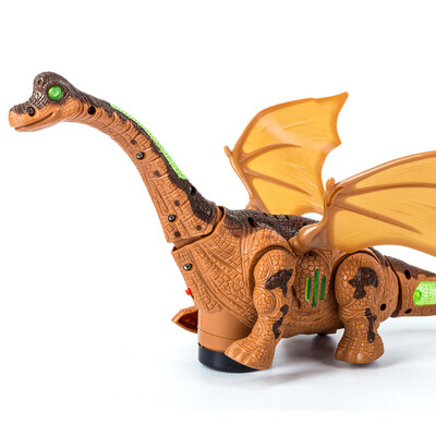 

Tailored Light Up Dinosaur Electronic Walking Robot Roaring Interactive Dino Toy
