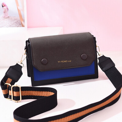 

In summer the new womens fashion Korean version ins100 fashion broadband womens single shoulder oblique satchel