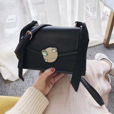 

Tailored Womens Fashion Pure-colour Slant Bag Single Shoulder Bag Purse Messenger Bag