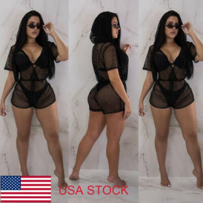 

Womens Sheer Mesh Bikini Cover Up Swimwear Swimsuit Bathing Summer Beach Pant