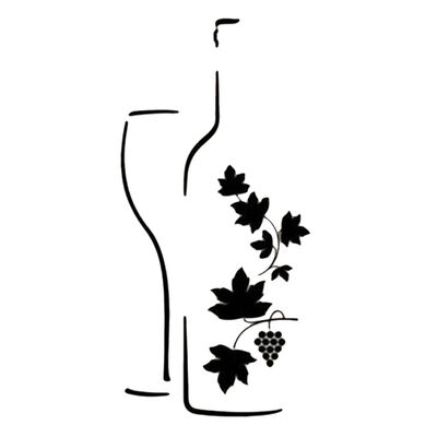 

Removable Grape Background Wall Stickers Decals Wallpaper Mural Tattoo Office Drawing Room Decor Waterproof