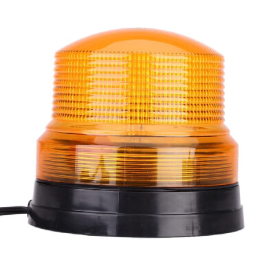 

TIROL High Power LED Car Vehicle Amber Single Flash Warning Light with Magnetic Mount Beacon Strobe Emergency Alarm Lamp