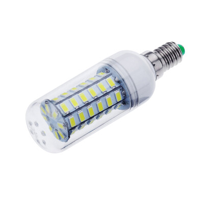 

〖Follure〗E14 12W 56 LEDS 5730 Chip SMD Corn Light Bulb Lamp 220-240V Pure White