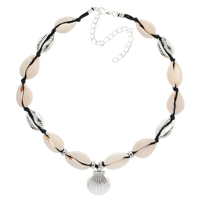 

Multilayer Shell Necklace Chain Seashell Beach Boho Pendant Necklaces Jewelry