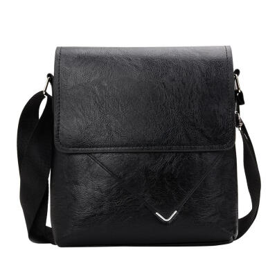 

Mens PU Leather Messenger Bag Casual Satchel Male Crossbody Shoulder Bags