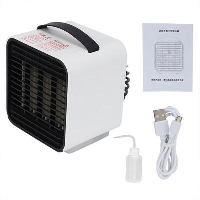 

Greensen USB Rechargeable Negative Ion Air Conditioner Fan Mini Cooler Air Conditioning Fan White
