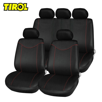 

TIROL T21638 11pcs Universal Low-back Car Seat Cover Set Four Seasons Auto Cushion Interior Accessories