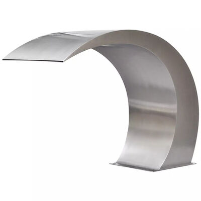 

Garden Waterfall Pool Fountain Stainless Steel 177" x 118" x 236"