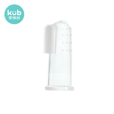 

Can be better than KUB baby toothbrush 0-1-2 years old child training milk toothbrush baby infant silicone soft fur finger toothbrush
