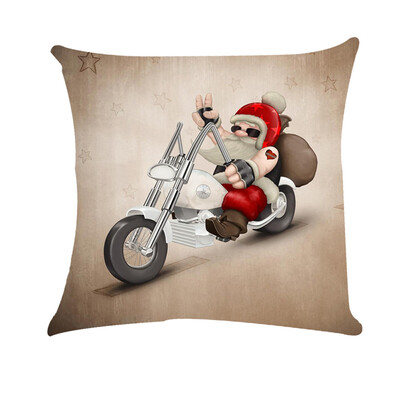 

Tailored Merry Christmas Square Home Car Decor Throw Pillow Case Sofa Waist Cushion Cover