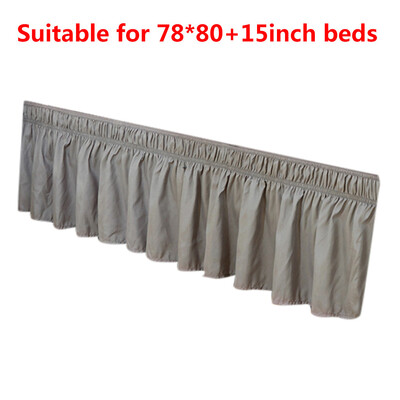 

Gobestart MODERN SOLID DUST RUFFLE SPLIT CORNERS 1PC BED BEDDING PLEATED SKIRT 14 Drop