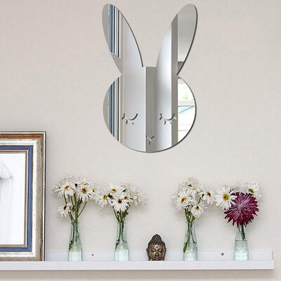 

〖Follure〗Nordic Acrylic Mirror Cartoon Wall Camera Props Kids Room Wall Decoration A