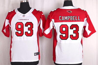 

Mens Nike Arizona Cardinals 93 Calais Campbell Elite White NFL Jersey
