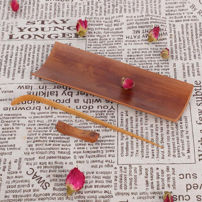 

Greensen 1Pc Natural Bamboo Root Tea Scoop Hand Carved Spoon for Drinking Accessories