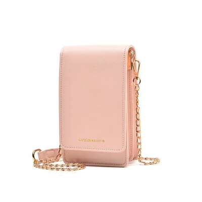 

Summer womens new fashion Korean version of fashion simple one shoulder slant bag summer mobile phone
