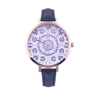 

Relogio Feminino De Luxe Marque Montre Femmes Quartz Montres Floral pattern Clock Female Watch Featured Horloge Dames 50