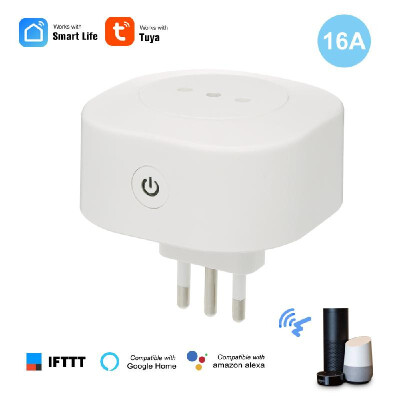 

Smart Power Plug Smart Home Socket Voice Control Compatible with Amazon Echo & for Google Home IFTTT Tmall Elf Timing Function App