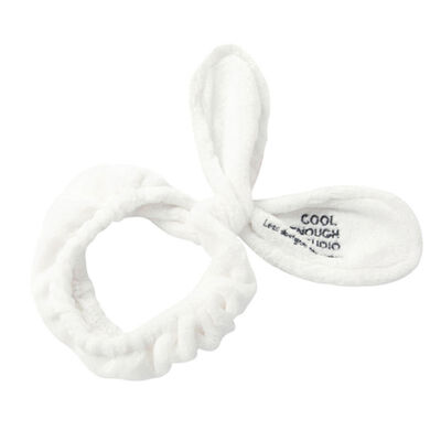 

Women Girls Cute Rabbit Ear Flannel Hair Band Headband Shower Makeup Head WearLetter Pattern Female Headbands