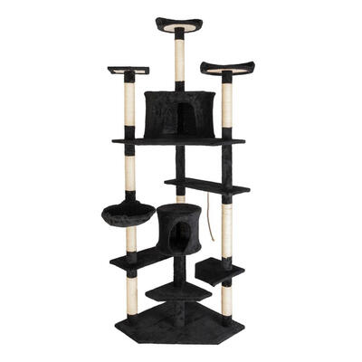 

80 inch Natural Sisal Rope Cat Climbing Tree Toy for Kitten Jumping Frame