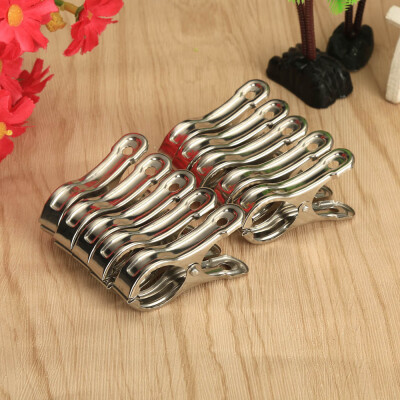 

〖Follure〗10PCS Stainless Steel Beach Towel Clips Keep Your Towel From Blowing Away