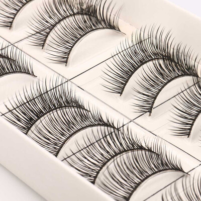 

〖Follure〗10 Pair Fashion Natural Handmade Long False Black Eyelashes Makeup