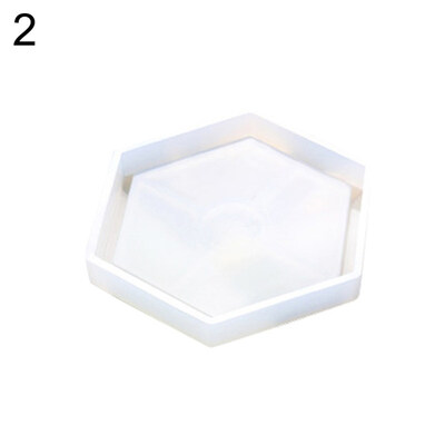 

RoundSquareHexagon Tea Saucer Silicone Mold Flower Pot Tray Mould DIY Tool