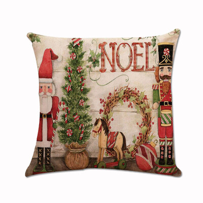 

Tailored Christmas Xmas Santa Claus Cushion Cover Pillow Case Square Car Home Decor