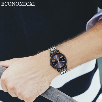 

Gobestart New Design Watch Stainless Steel Quartz Watch Mens Watch