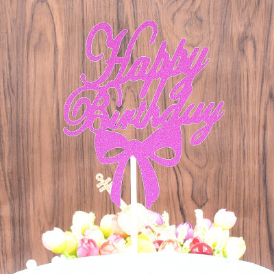 

FUNNYBUNNY Happy Birthday Toppers Cake Cupcake Bunting Banner Party Decor