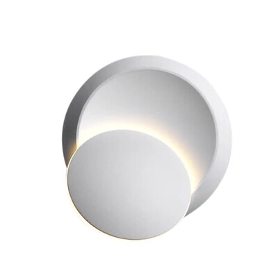 

Gobestart LED Wall Lamp 360Degree Rotation Simple Corridor Bedroom Aisle Round Night Light