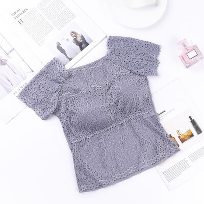 

Female Sexy Mesh Yarn Anti-lighting Beauty Back Gathered Bra