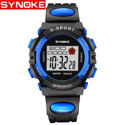 

SYNOKE Children Waterproof Sports Watch Multifunctional LED Digital Date Wristwatch For Outdoor