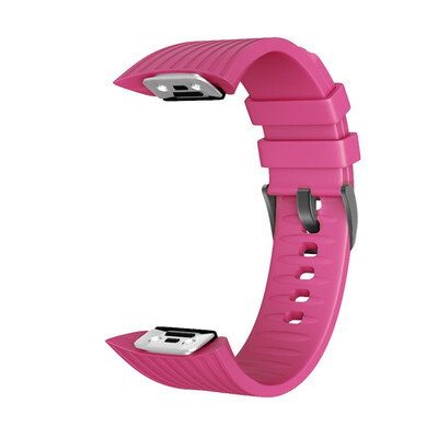 

New Striped Silicone Replacement Wristband Sports Silicone Strap for Samsung Fit4 Pro