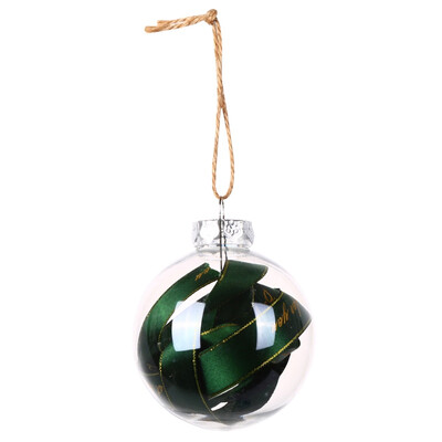 

Christmas Gift Transparent Ball Shape Letters Decoration Christmas Tree Pendant Set New Year Ornaments