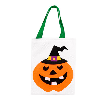 

〖Follure〗Pumpkin Lantern Canvas Tote Bag Women Large Shopper Carry Pouch Halloween Gifts